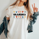 Personalized Mom, Grandma, Aunt, Nana Gift, Custom Text Shirt - Comfort Colors Tee