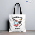 Personalized Tote bag Tropical Floral Design - Tote Bag AOP