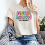 Personalized Teacher Name Shirt Dalmatian Design - Unisex T-Shirt