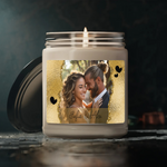 Personalized Picture Candle, Custom Wedding Gift - 9oz Candle