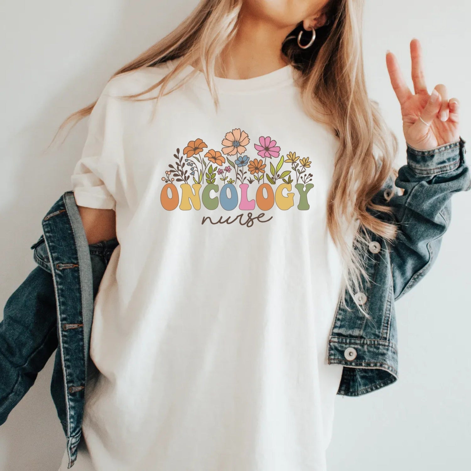 Custom Wildflowers Nurse Shirt, Nurse Gift - Comfort Colors Tee