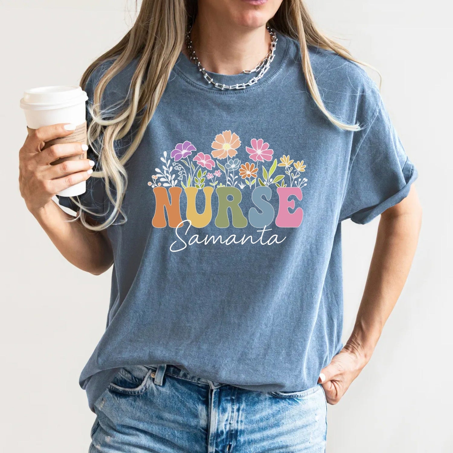 Custom Retro Nurse Shirt, Graduation Gift, Nursing Student Tee - Comfort Colors Tee