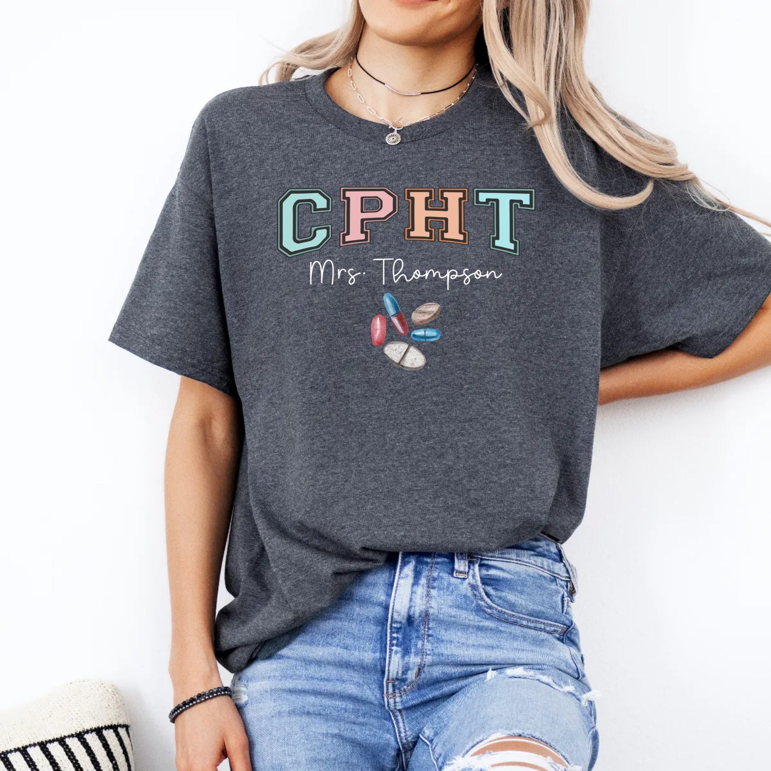 Personalized Certified Pharmacy Technician Shirt - Unisex T-Shirt