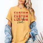 Personalized School Spirit Shirt, Custom Team Mascot Tshirt - Comfort Colors Tee