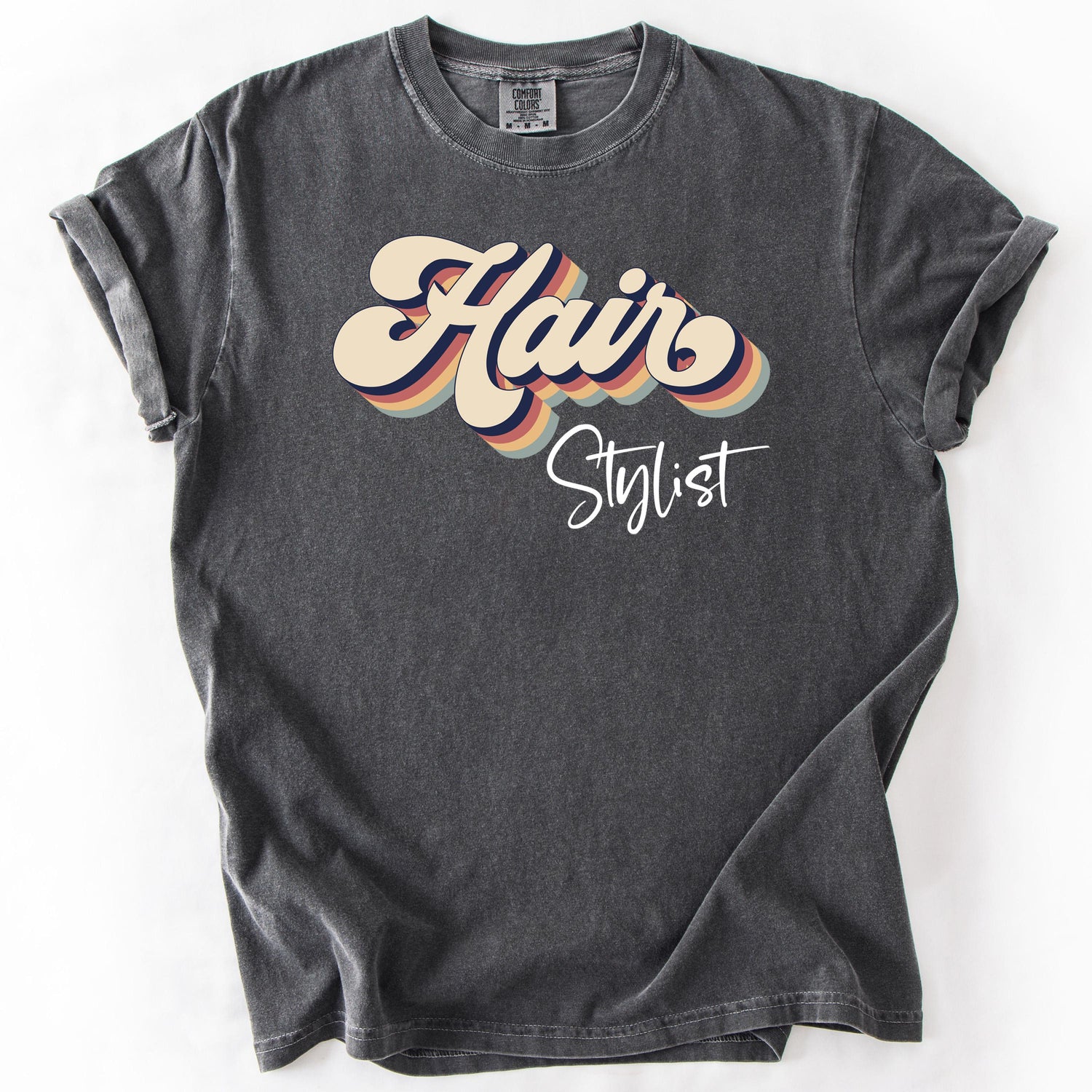 Retro Hair Stylist Gift, Hairdresser T-Shirt, Cosmetologist Shirt, Apparel for Hair Stylist