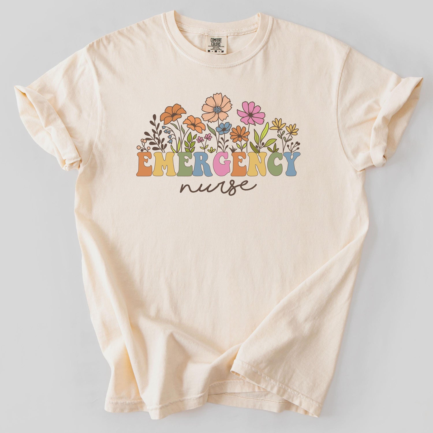 Wildflowers Emergency Nurse Shirt, Gift for Nurse Week Tshirt, Funny Nursing Student Gift