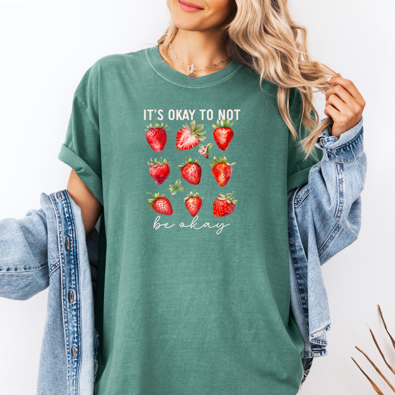 It's Okay To Not Be Okay Teacher shirt, Motivational shirt - T-Shirt