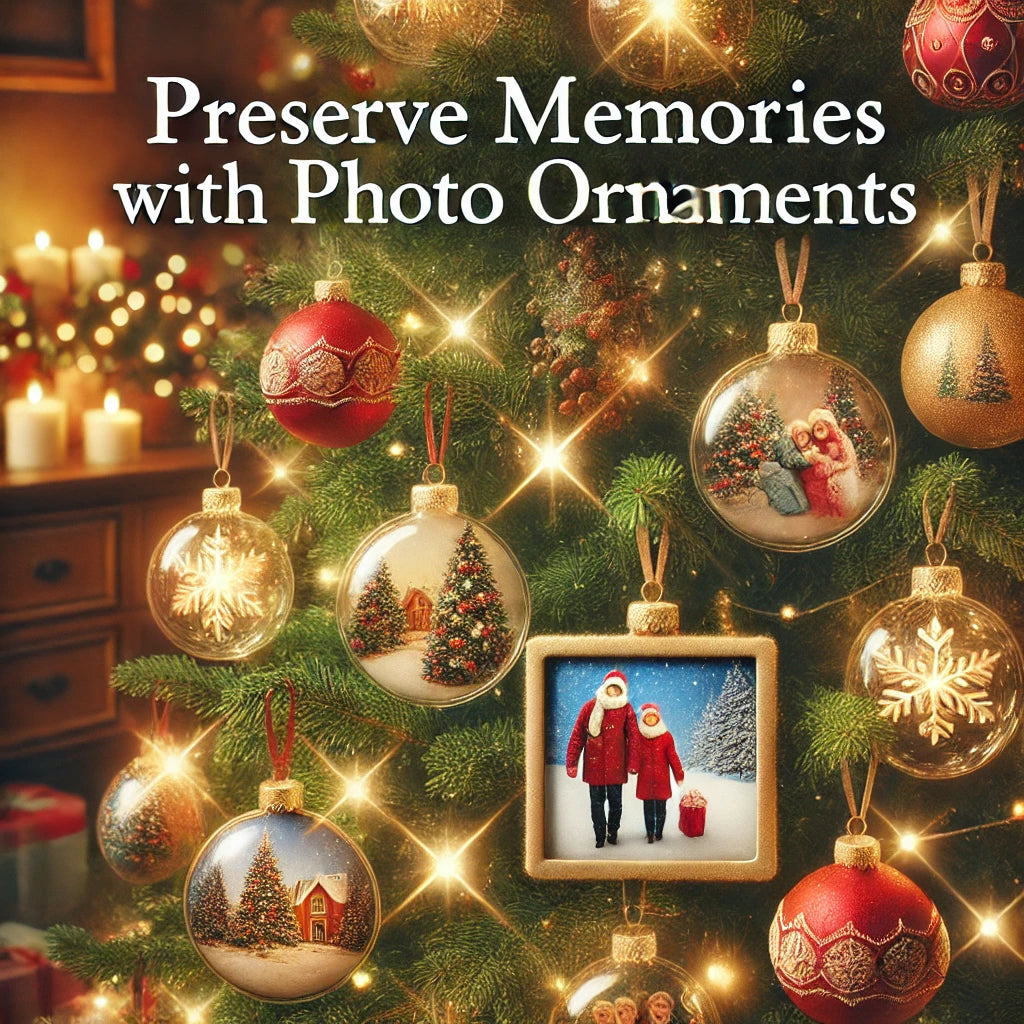 Preserve Memories With Photo Ornaments Personalize Print