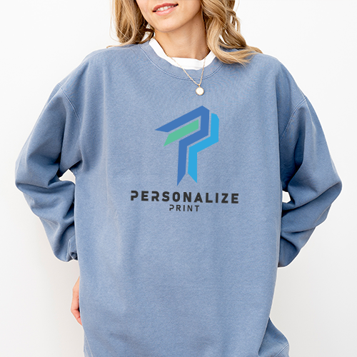 Comfort Colors Sweatshirt, Personalize Print