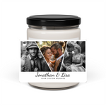 Custom Text and Photo, Personalized Candle -  9oz Candle Personalize Print