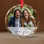 Our First Christmas Photo Ornament, Christmas Custom Ornaments -  Christmas Ornaments Personalize Print