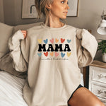 Personalized Heart Design Custom Name Sweatshirt -  Sweatshirt Personalize Print