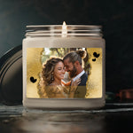 Personalized Picture Candle, Custom Wedding Gift -  9oz Candle Personalize Print