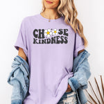 Comfort Colors Choose Kindness Shirt, Be Kind Teacher Shirt -  T-Shirt Personalize Print