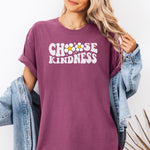 Comfort Colors Choose Kindness Shirt, Be Kind Teacher Shirt -  T-Shirt Personalize Print