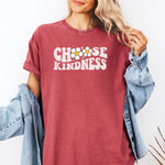 Comfort Colors Choose Kindness Shirt, Be Kind Teacher Shirt -  T-Shirt Personalize Print