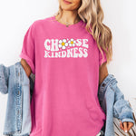 Comfort Colors Choose Kindness Shirt, Be Kind Teacher Shirt -  T-Shirt Personalize Print