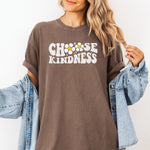 Comfort Colors Choose Kindness Shirt, Be Kind Teacher Shirt -  T-Shirt Personalize Print