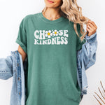 Comfort Colors Choose Kindness Shirt, Be Kind Teacher Shirt -  T-Shirt Personalize Print