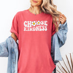 Comfort Colors Choose Kindness Shirt, Be Kind Teacher Shirt -  T-Shirt Personalize Print