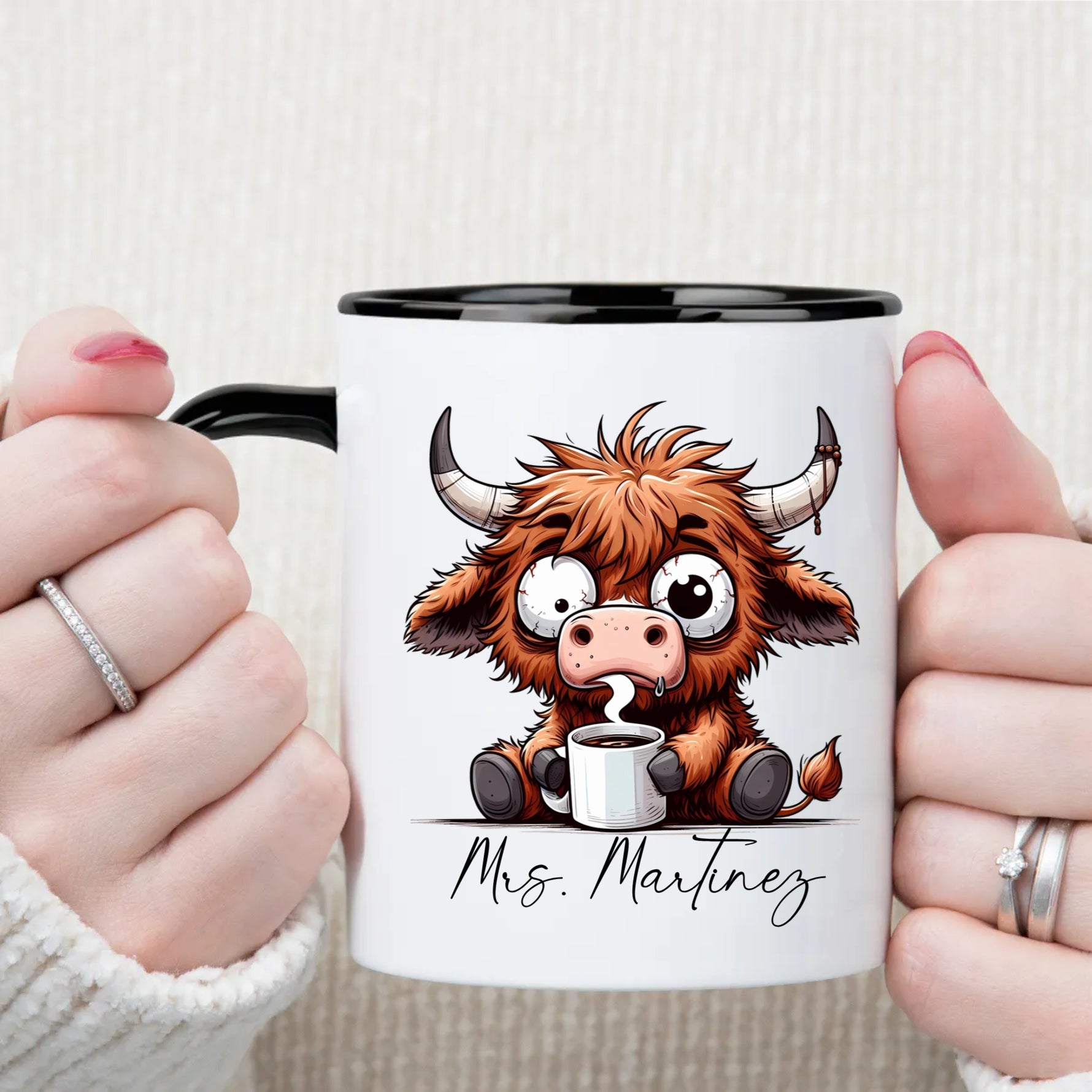 Personalized Mug Funny Coffee Animal Sayings -  Mug