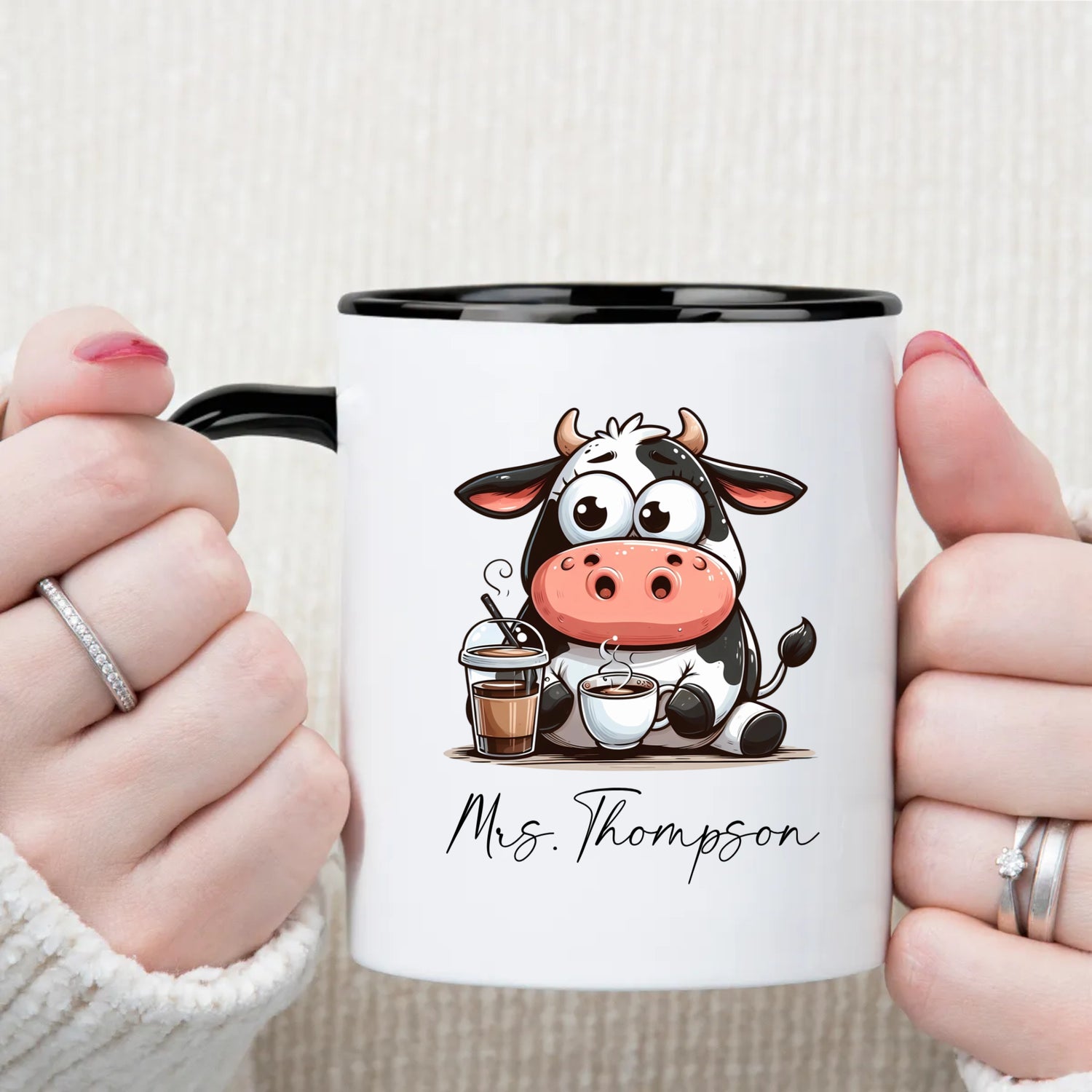 Personalized Mug Funny Coffee Animal Sayings -  Mug