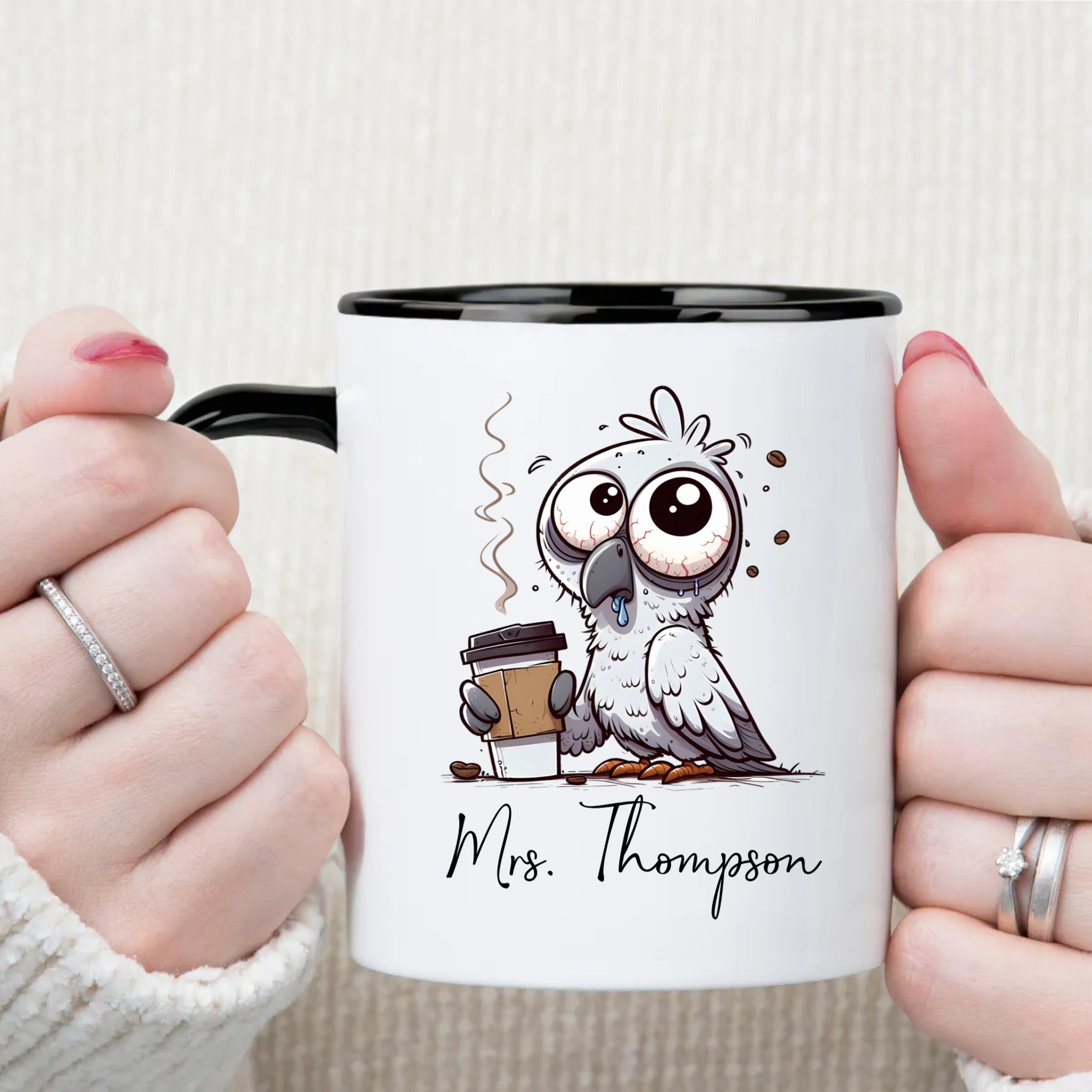 Personalized Mug Funny Coffee Animal Sayings -  Mug