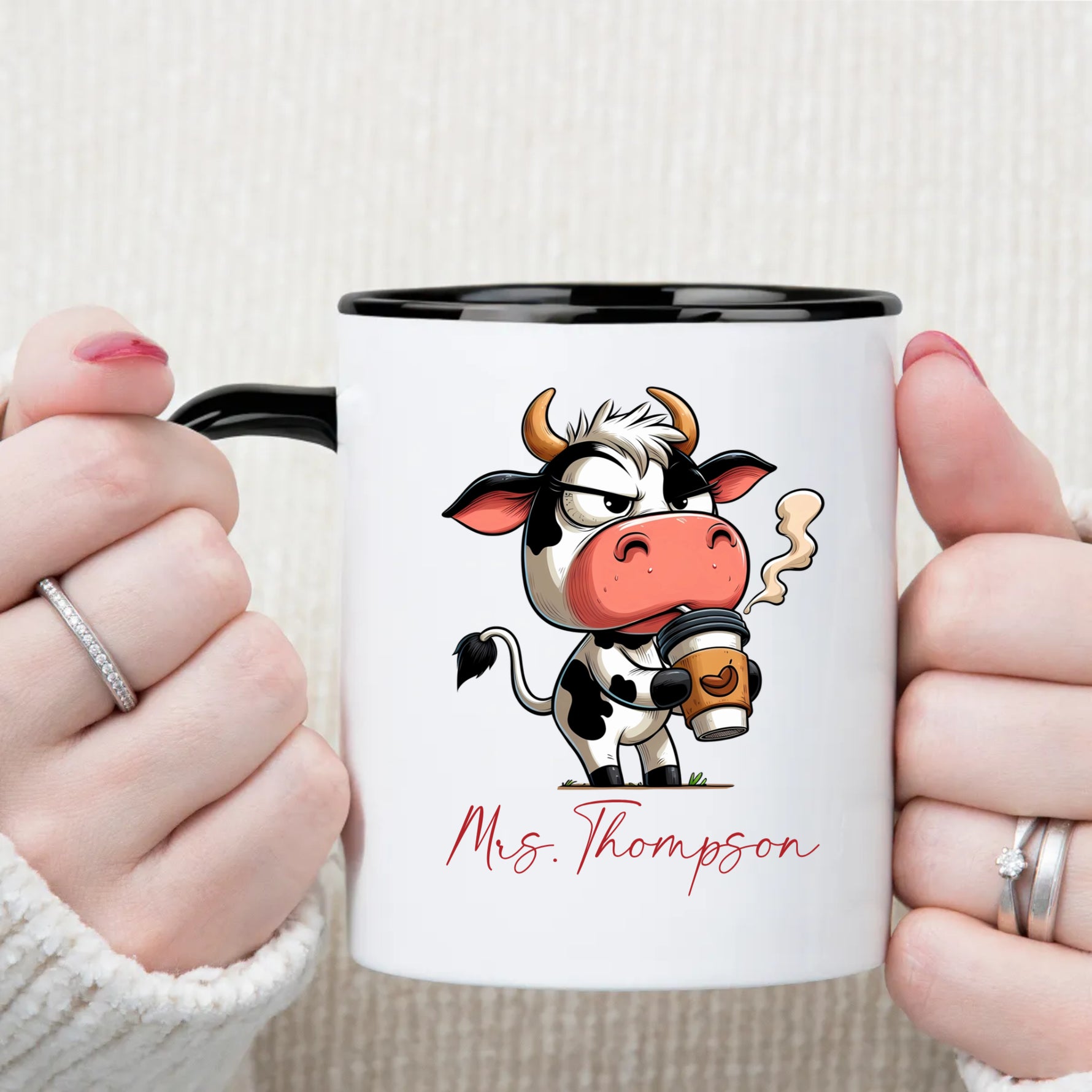 Personalized Mug Funny Coffee Animal Sayings -  Mug