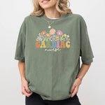 Custom Wildflowers Nurse Shirt, Nurse Gift -  Comfort Colors Tee Personalize Print