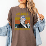 Personalized Drinking Presidents Shirt -  Comfort Colors Tee Personalize Print