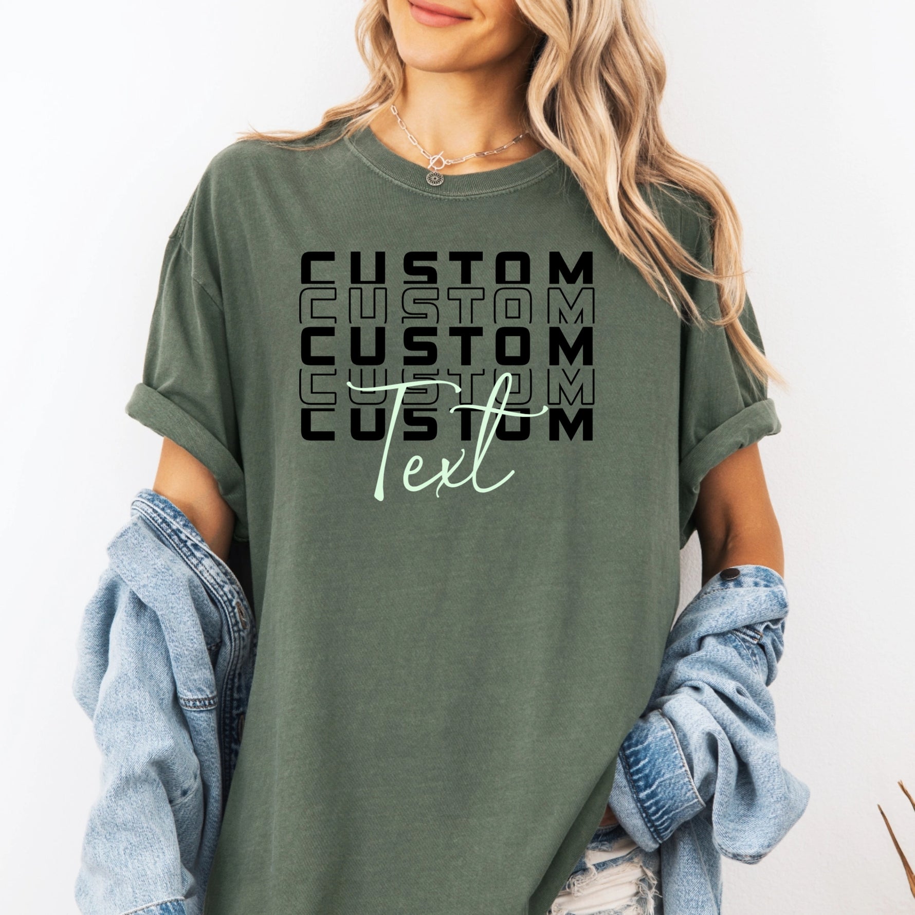 Personalized School Spirit Shirt, Custom Team Mascot Tshirt -  Comfort Colors Tee