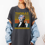 Personalized Drinking Presidents Shirt -  Comfort Colors Tee Personalize Print