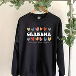 Personalized Heart Design Custom Name Sweatshirt -  Sweatshirt Personalize Print