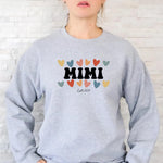 Personalized Heart Design Custom Name Sweatshirt -  Sweatshirt Personalize Print