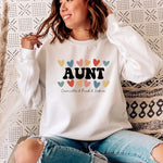 Personalized Heart Design Custom Name Sweatshirt -  Sweatshirt Personalize Print