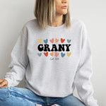 Personalized Heart Design Custom Name Sweatshirt -  Sweatshirt Personalize Print