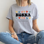 Custom Mom, Aunt, Grandma Shirt, With The Kid Names, Add Est T-Shirt -  Unisex T-Shirt Personalize Print