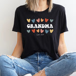 Custom Mom, Aunt, Grandma Shirt, With The Kid Names, Add Est T-Shirt -  Unisex T-Shirt Personalize Print