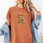 Hold On Partner I'm Overstimulated Shirt, Cowboy Frog Shirt -  T-Shirt Personalize Print