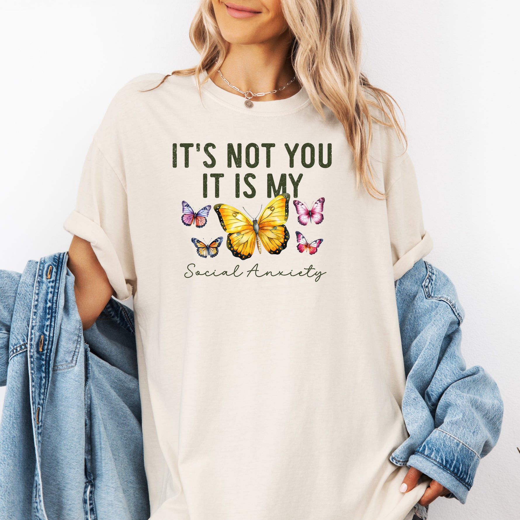 It's Not You It Is My Social Anxiety Shirt, Mental Health Shirt -  T-Shirt