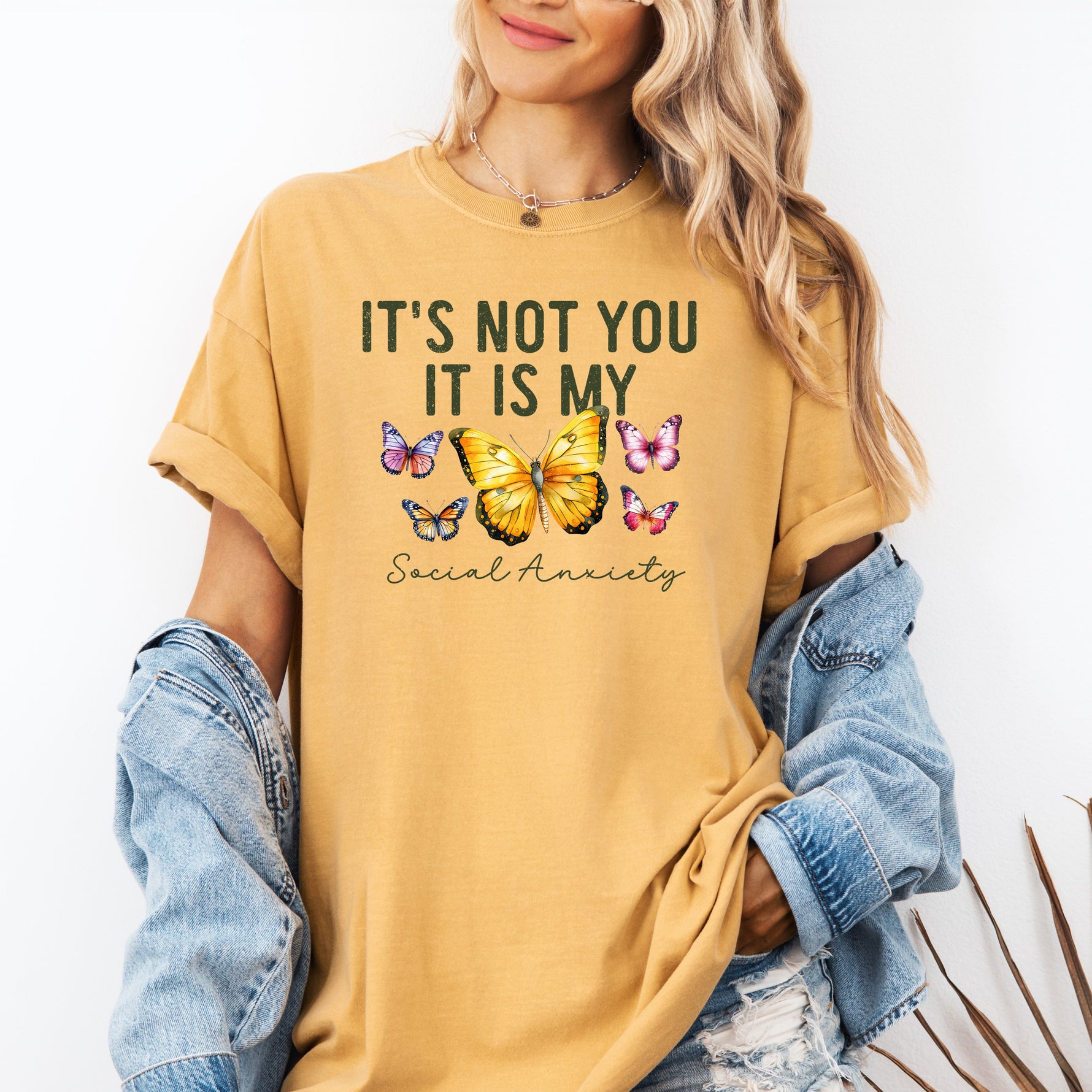 It's Not You It Is My Social Anxiety Shirt, Mental Health Shirt -  T-Shirt