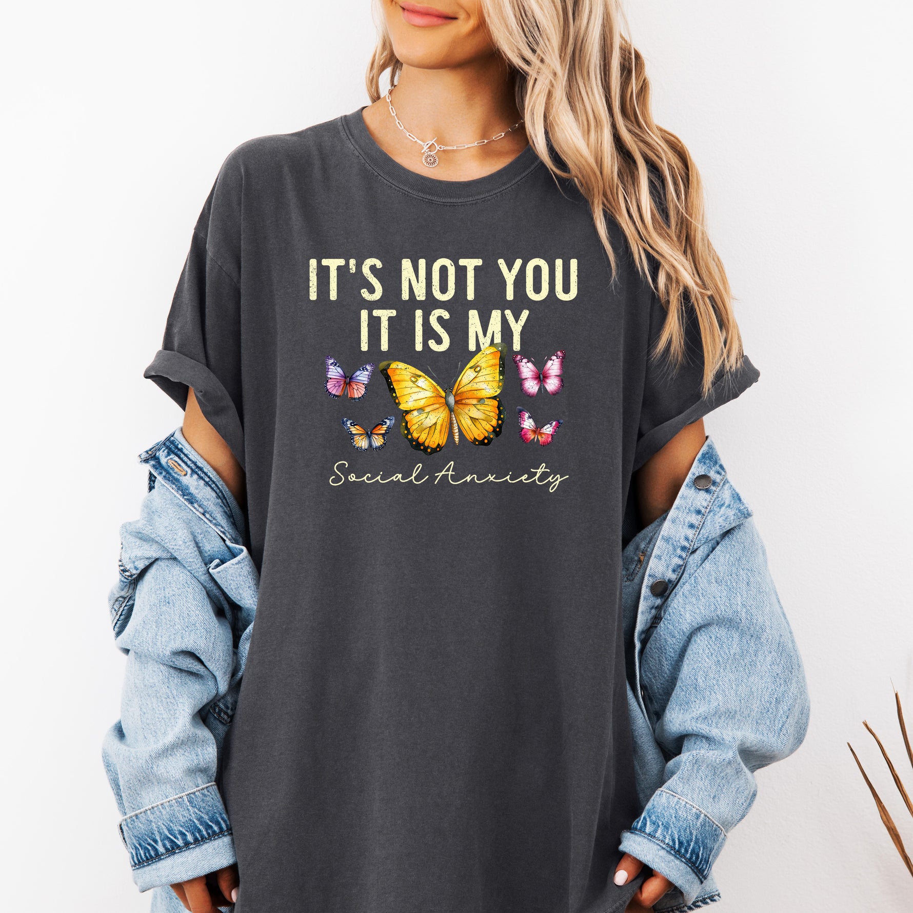 It's Not You It Is My Social Anxiety Shirt, Mental Health Shirt -  T-Shirt