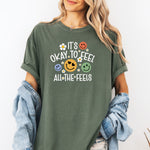 It's Okay to Feel All The Feels Shirt, Anxiety Shirt -  T-Shirt Personalize Print