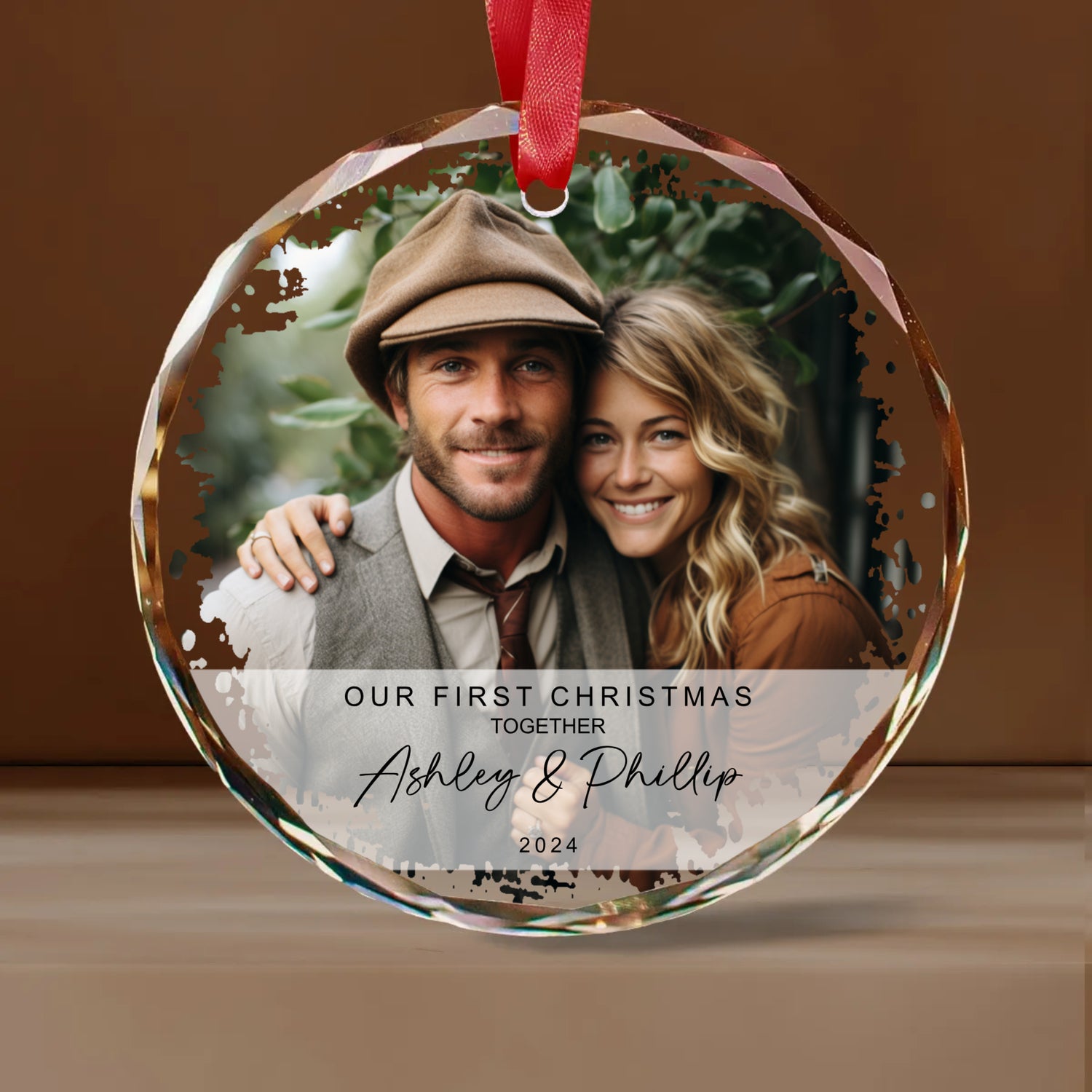 Our First Christmas Photo Ornament, Christmas Custom Ornaments -  Christmas Ornaments