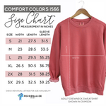 Personalized Heart Design Custom Name Comfort Colors Sweatshirt -  Comfort Colors Sweatshirt Personalize Print