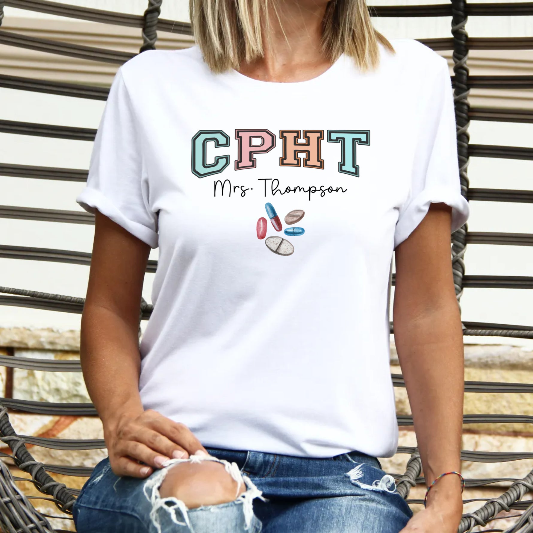 Personalized Certified Pharmacy Technician Shirt -  Unisex T-Shirt
