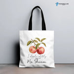 Personalised Vintage Fruit Custom Name Tote Bag Teacher -  Tote Bag AOP Personalize Print