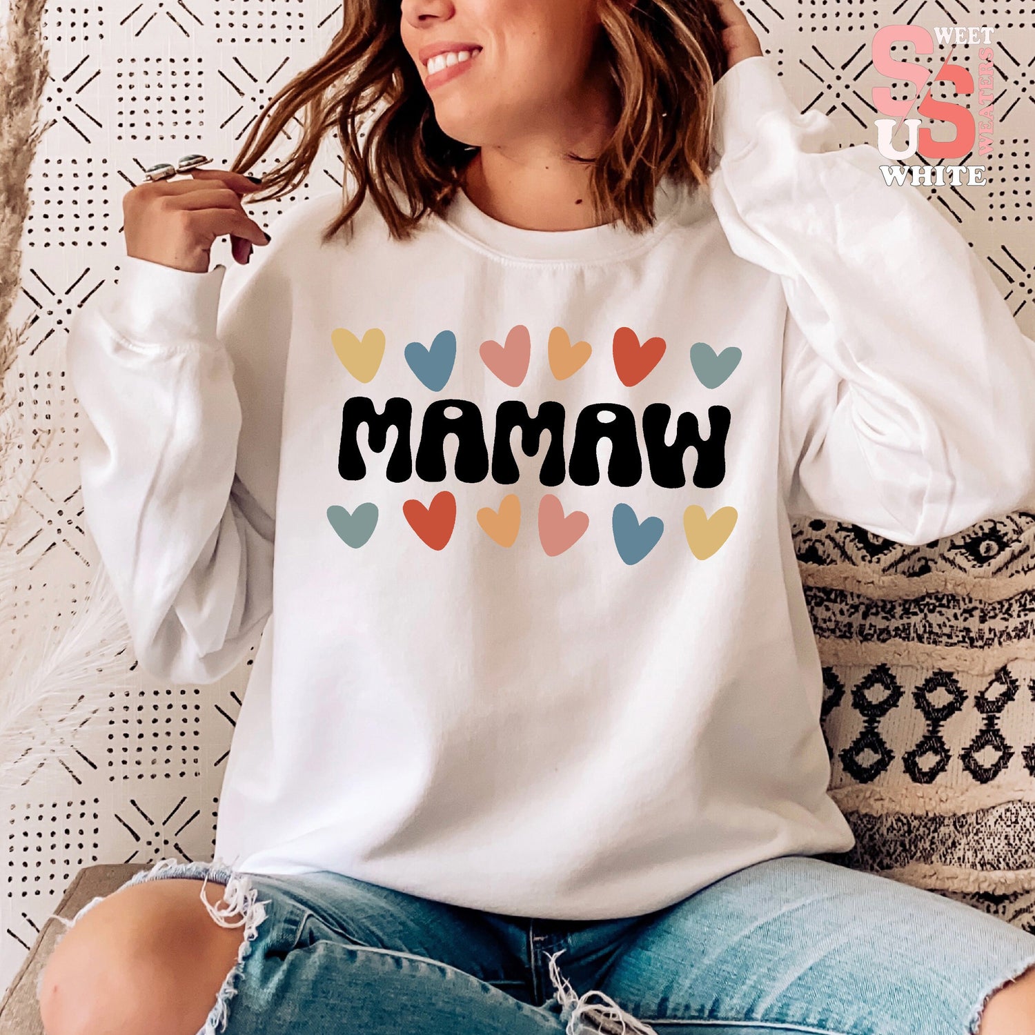 Mamaw Sweatshirt, Mothers Day Gift, Grandma Sweater