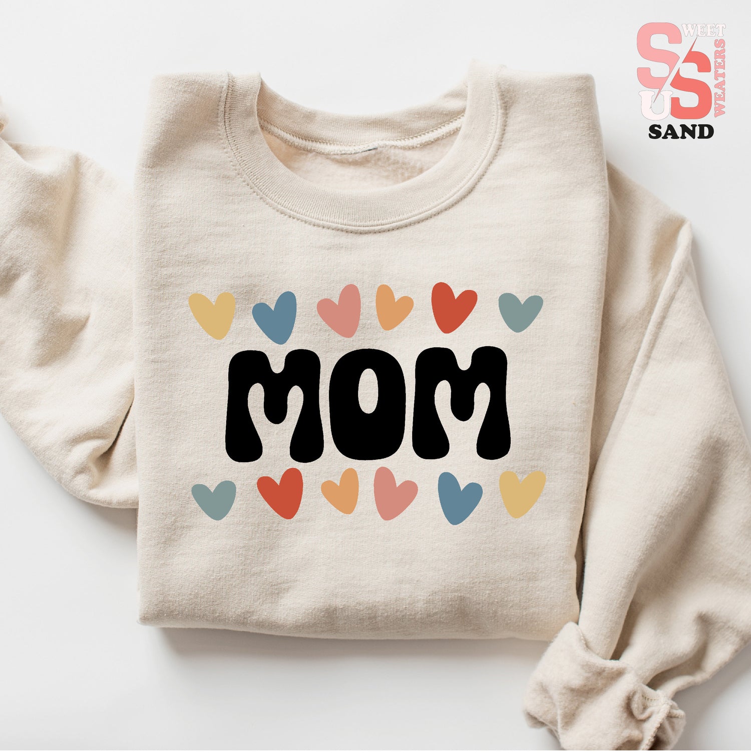 Heart Mom Sweatshirt, Mothers Day Gift, Pregnancy Announcement