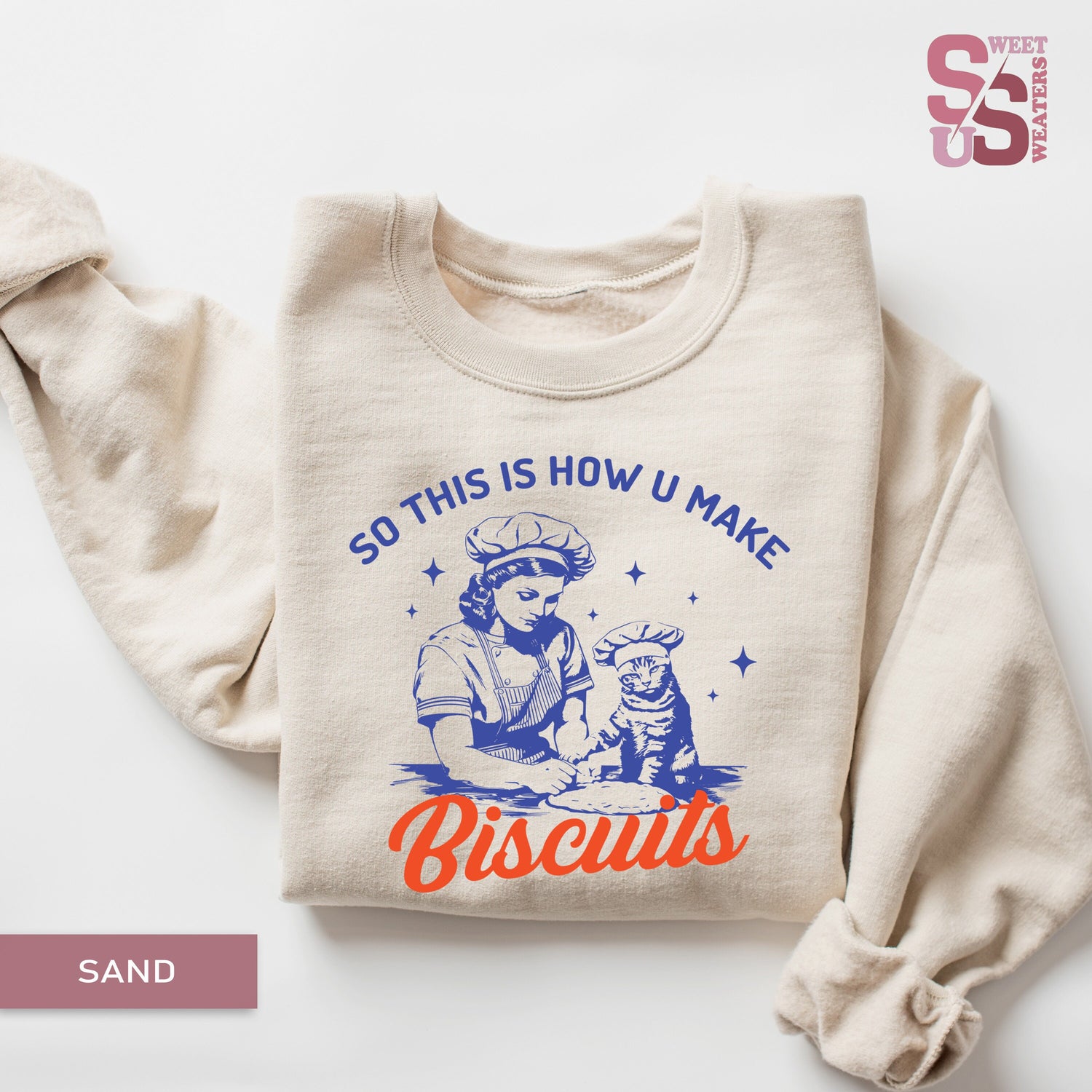 So This Is How You Make Biscuits Sweatshirt, Vintage Baking Shirt